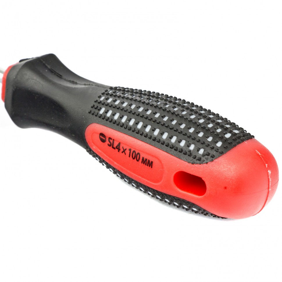 Отвертка Fusion, SL4 х 100 мм, CrV, трехкомпонентная рукоятка Anti slip Matrix