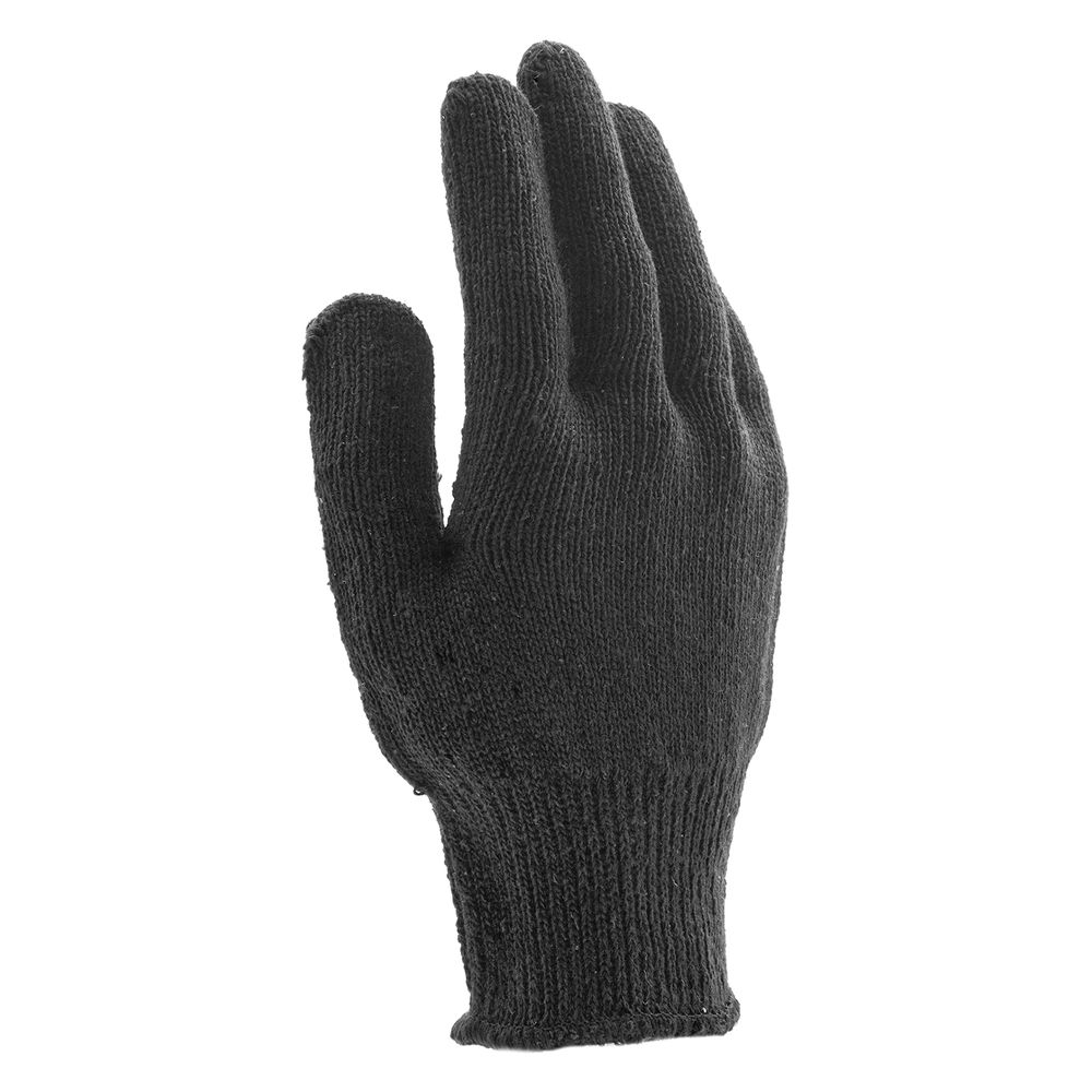 Перчатки хлопкоэфирные плюшевые, ПВХ Точка, 7 кл, 55 гр Сибртех (67769)