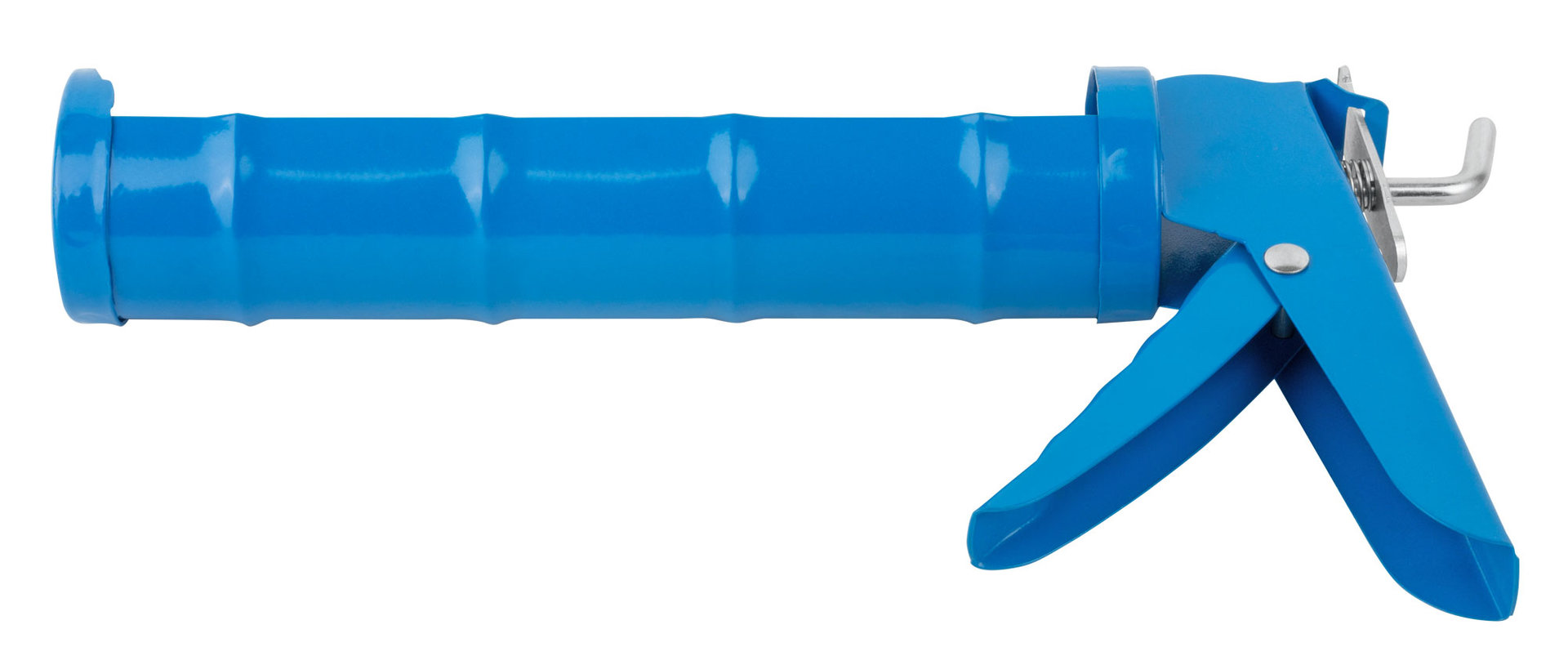 Пистолет для герметика 225 мм полукорпусной, зубчатый шток (14219)