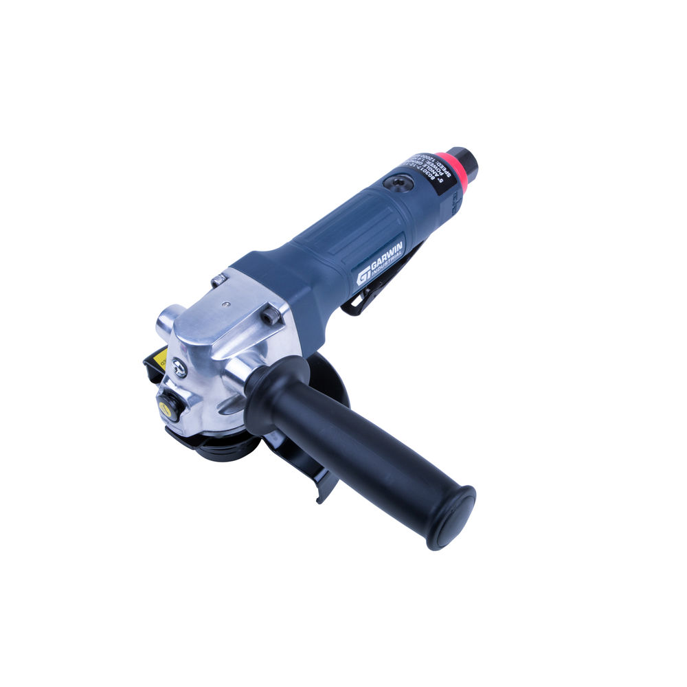 Пневматическая углошлифовальная машинка (УШМ) c рычажным включателем, 125 мм, 12000 об/мин., 1,4 л.с., промышленная, M14, GARWIN INDUSTRIAL, 803017-12-11