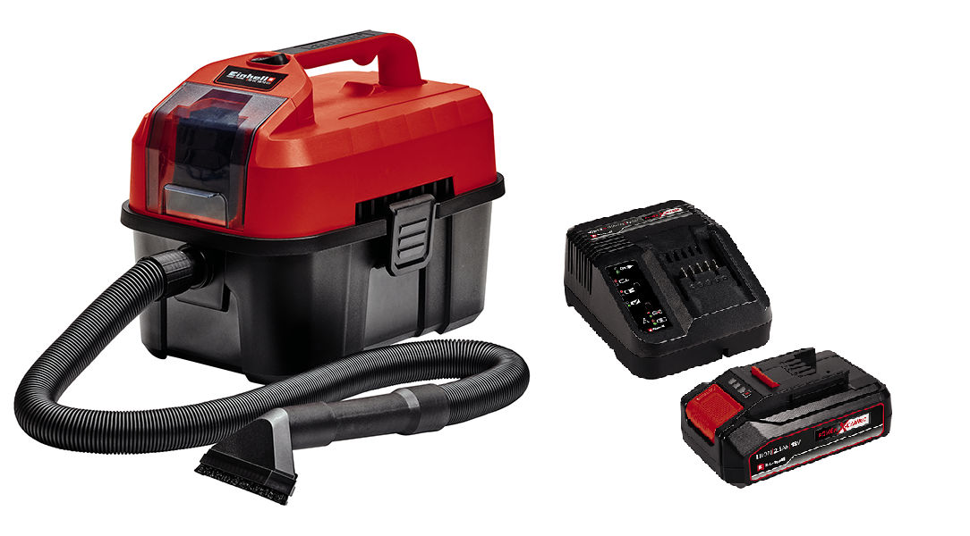 Пылесос аккумуляторный Einhell PXC TE-VC 18/10 Li +1х2.5Ач+ЗУ (2347160SET)