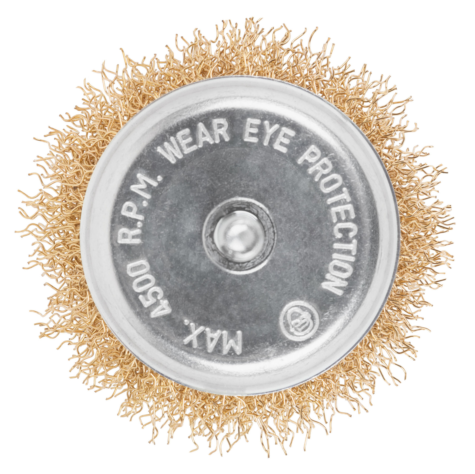 Щетка для дрели, тип Чашка, латун. витая проволока 0,3 мм, 65 мм, блистер, CUTOP Profi (82-911)