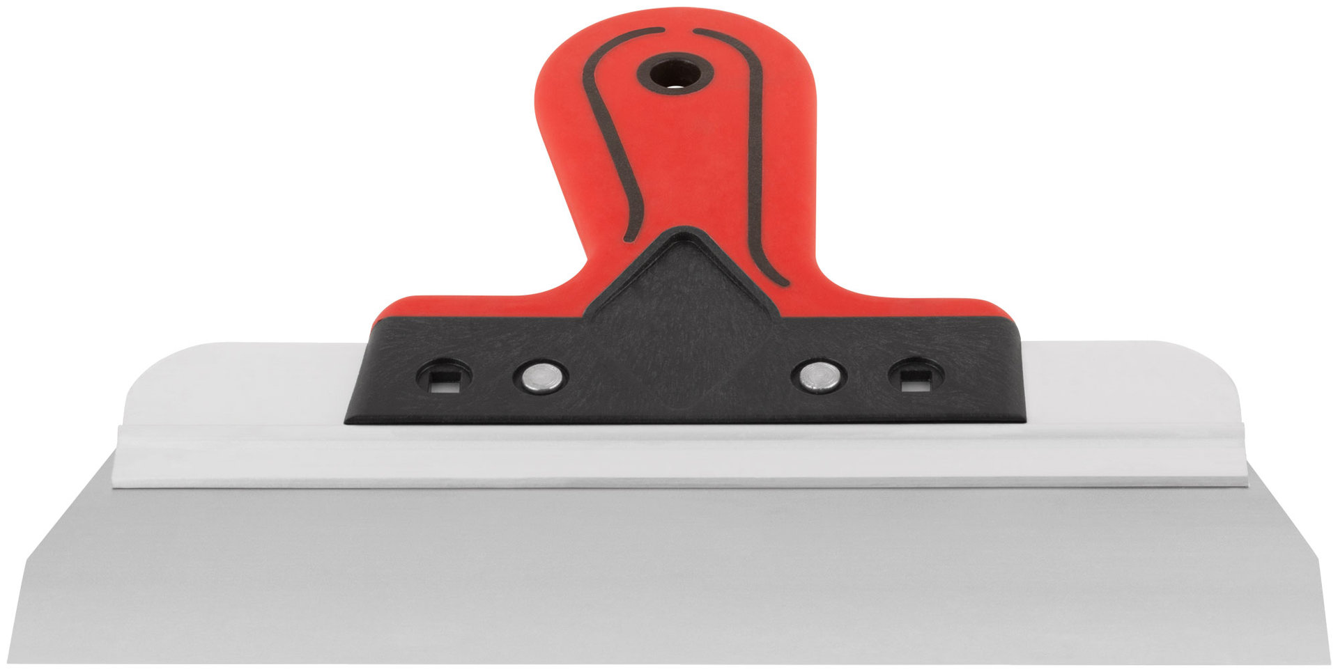 Шпатель фасадный Профи, нержавеющая сталь, прорезиненная ручка 250 мм (06423)