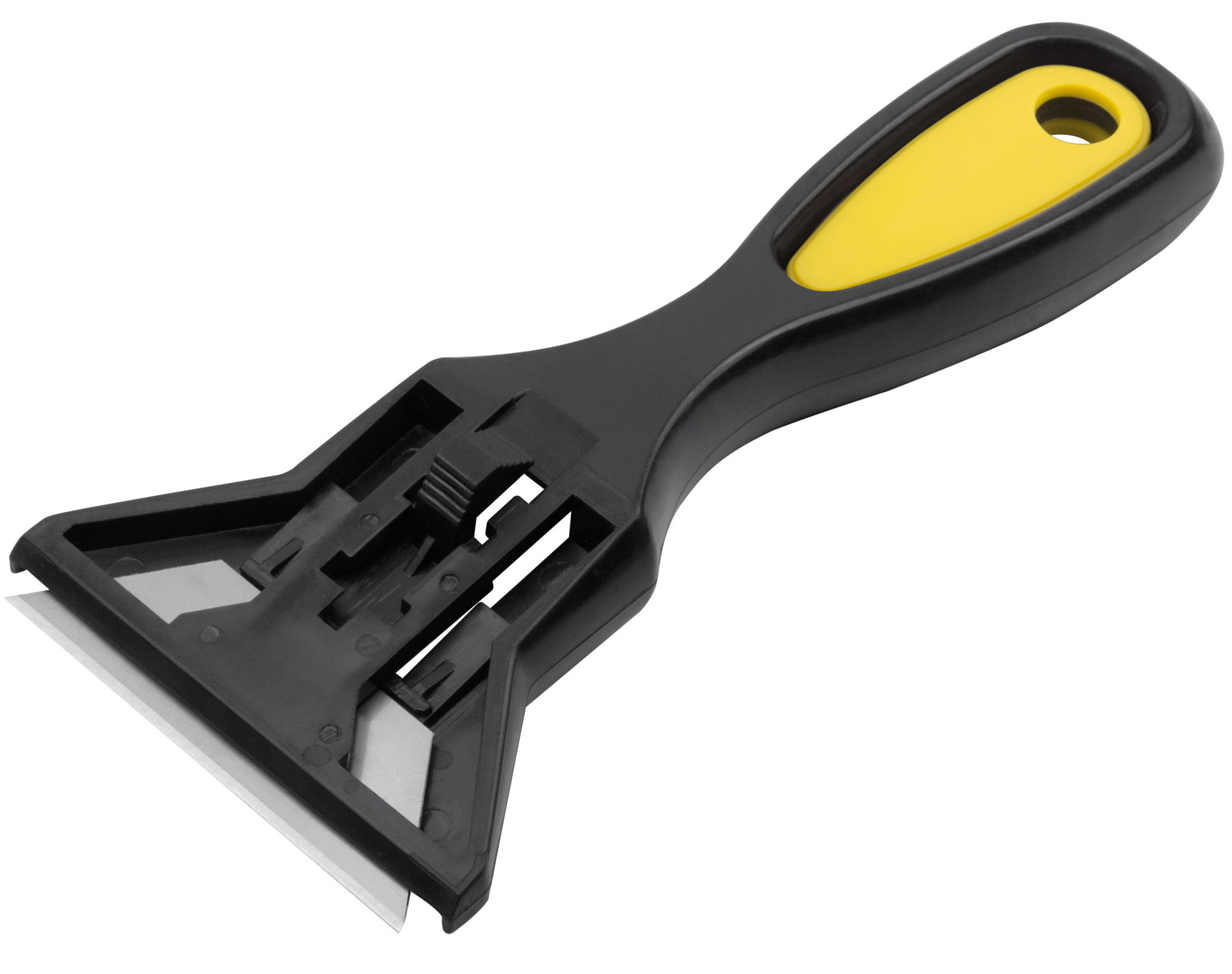 Скребок стекольный усиленный пластиковый, ширина лезвия 60 мм (10012)