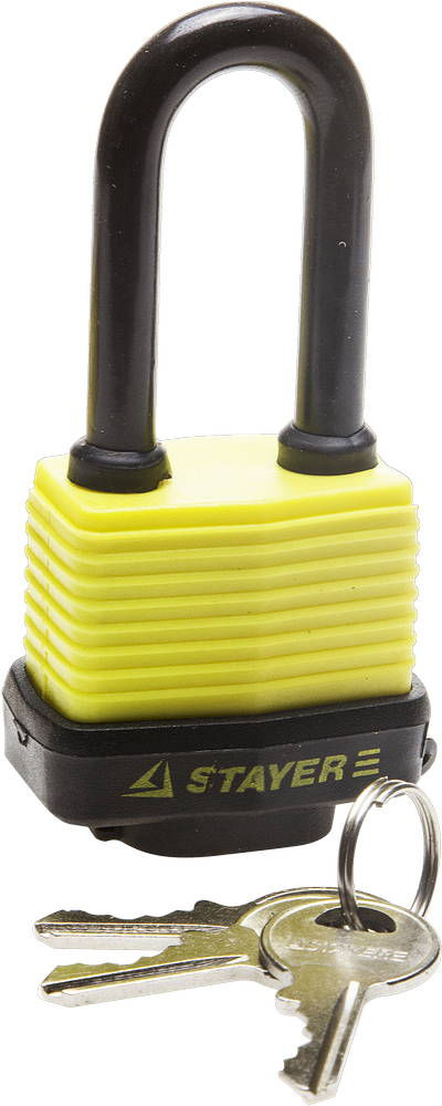 Замок навесной 50 мм, всепогодный, удлиненная дужка STAYER 37141-40