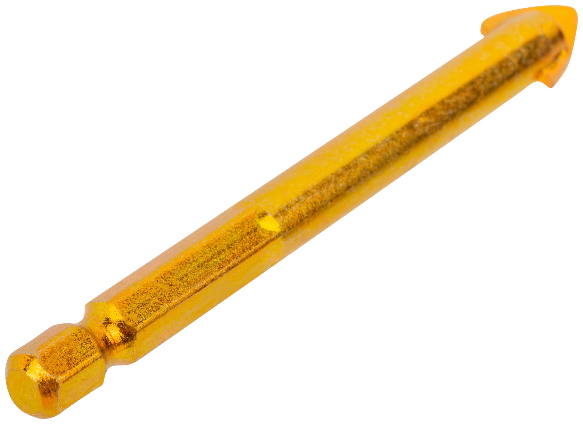 Сверло универсальное по кафелю, стеклу, керамограниту, бетону, кирпичу, шестигранный U-хвостовик под биту, 10х80 мм (35186)