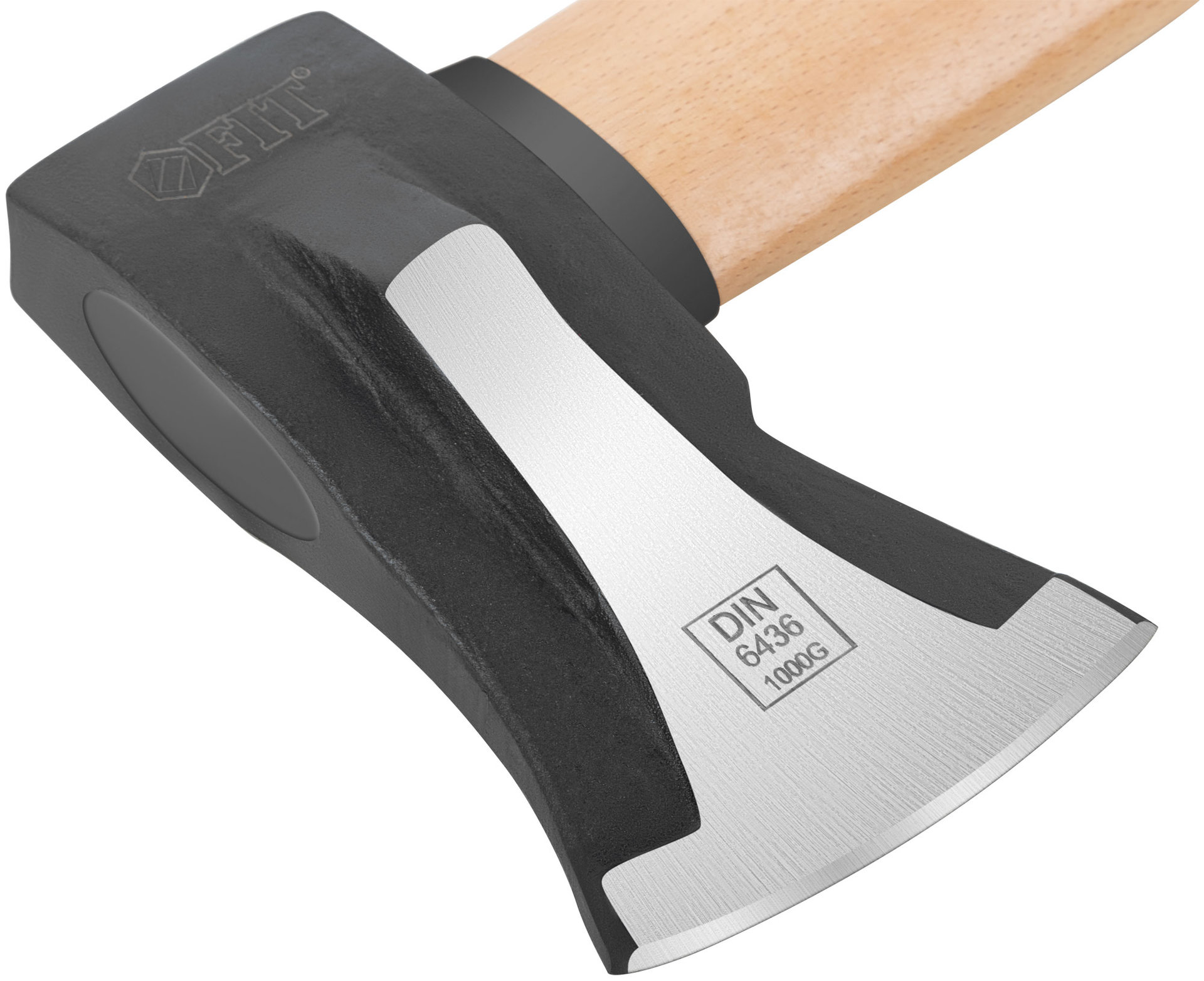 Топор-колун ушастый кованый, деревянная ручка 1000 гр.