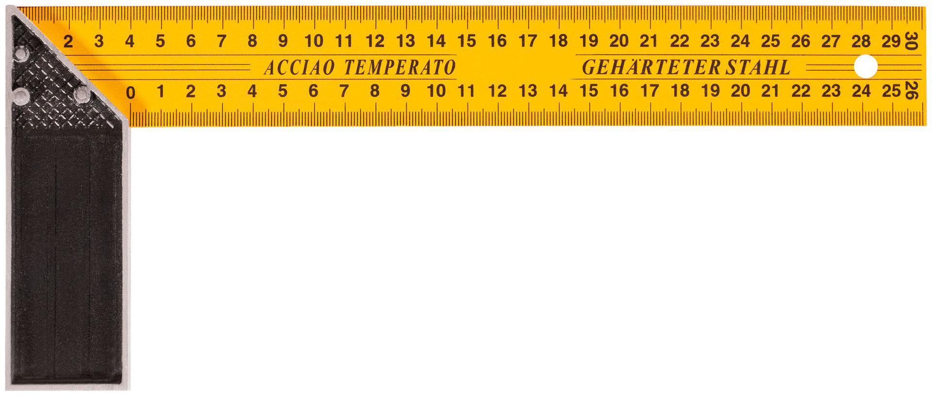 Угольник столярный, двусторонняя шкала 300 мм (19373М)