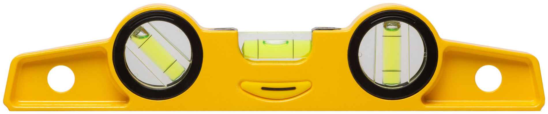 Уровень Хард мини, 3 глазка, литой усиленный профиль, фрезер.рабочая грань, магниты 250 мм (18590)