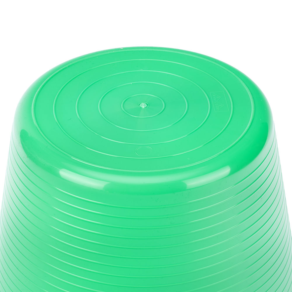 Ведро гибкое сверхпрочное, 14 л, зеленое, Сибртех (67501)