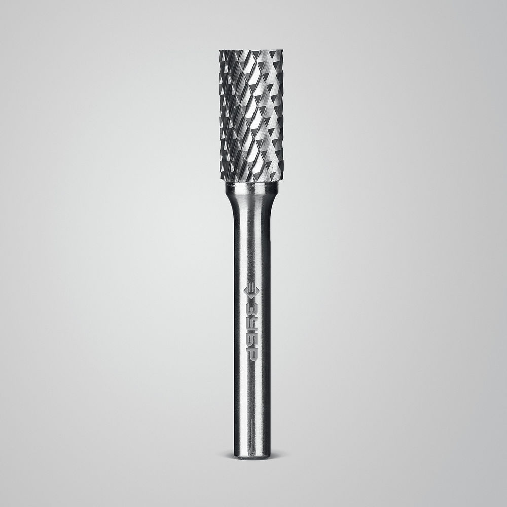 Борфреза твердосплавная 10?20 мм тип А цилиндр с гладким торцом хв-к 6 мм Профессионал ЗУБР 28800-10-20