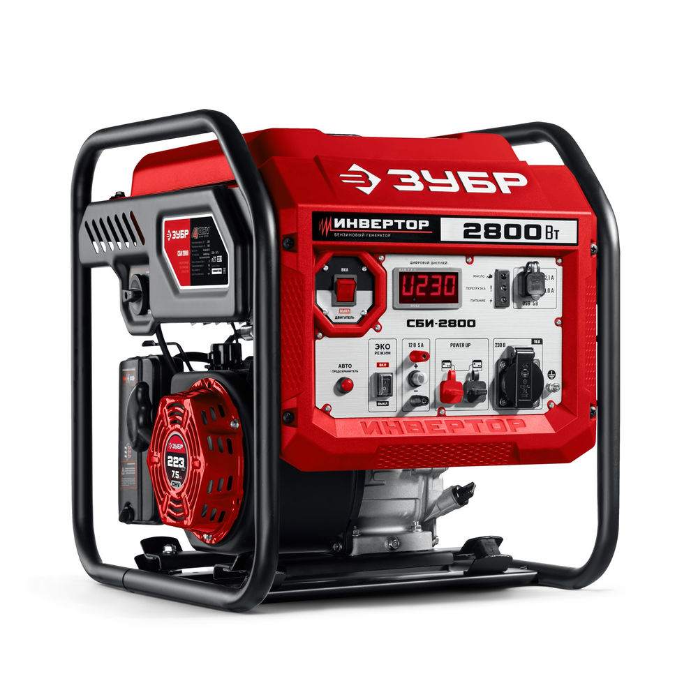 Генератор инверторный 2800 Вт ЗУБР СБИ-2800
