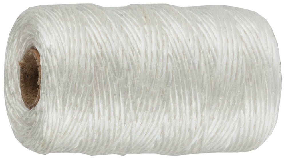 Шпагат полипропиленовый d 1.8 мм, 500 м, 1200 текс, 50 кгс, белый ЗУБР 50031-500