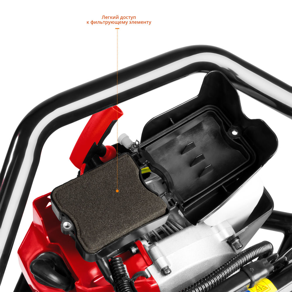 Мотобур (бензобур) d 60-250 мм 52 см? 2 оператора ЗУБР МБ2-250