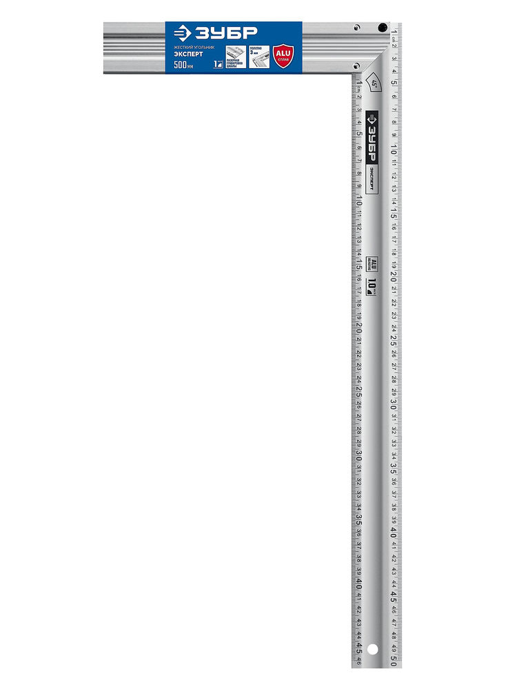 Угольник столярный жесткий ЭКСПЕРТ 500 мм ЗУБР Профессионал 34392-50
