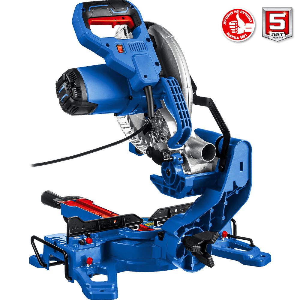 Пила торцовочная с протяжкой d 255 х 30 мм 2000 Вт ЗУБР Профессионал ППТ-255-П ППТ-255-П