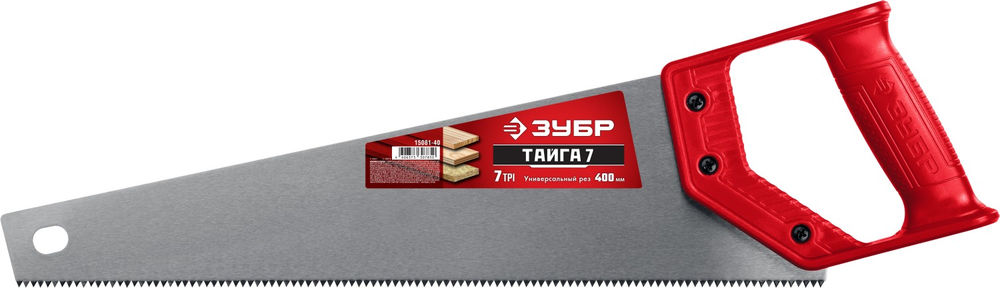 Ножовка универсальная 400 мм ЗУБР Тайга-7 15081-40
