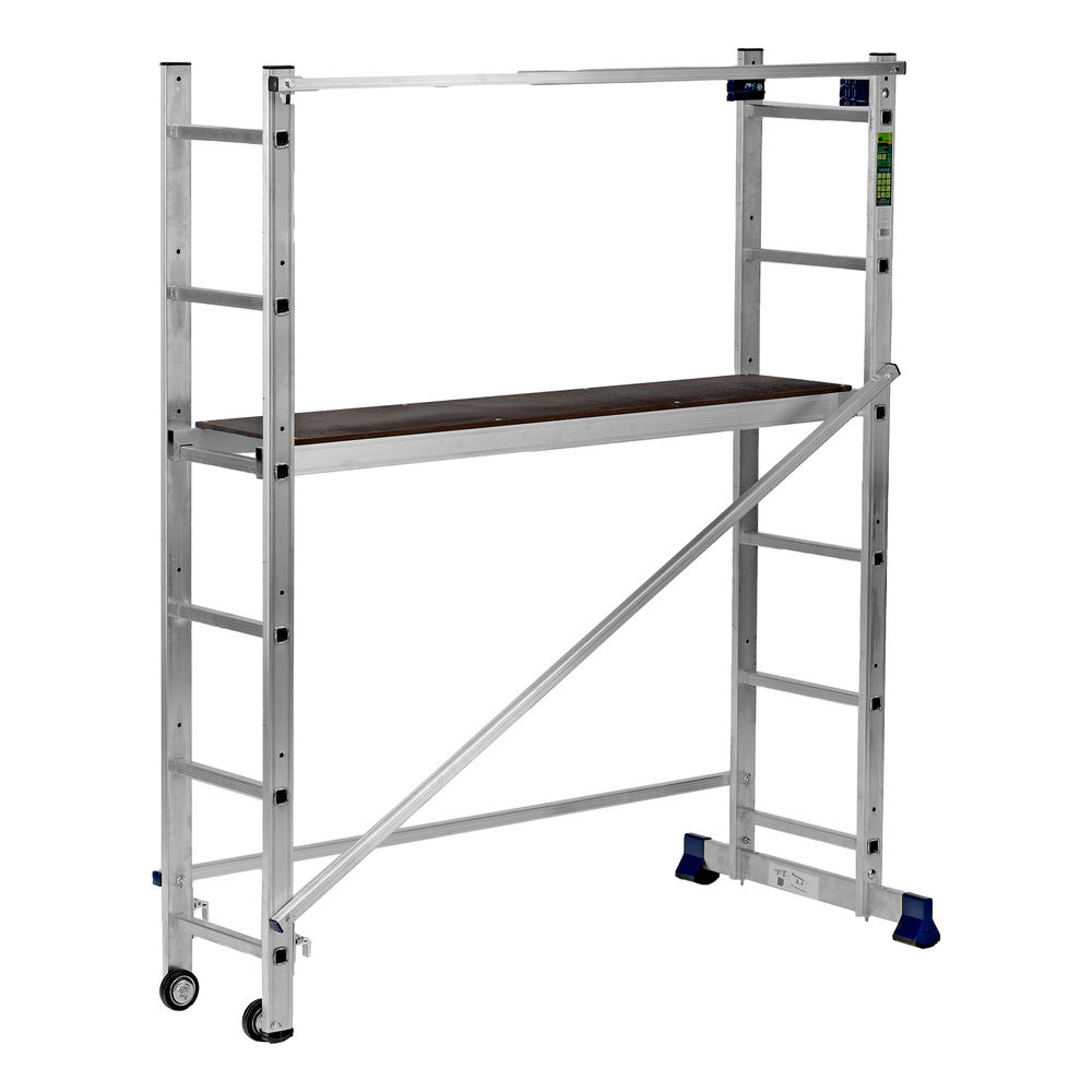 Алюминиевая лестница помост 3 В 1 (арт. в серт.: 1415206) (97970)