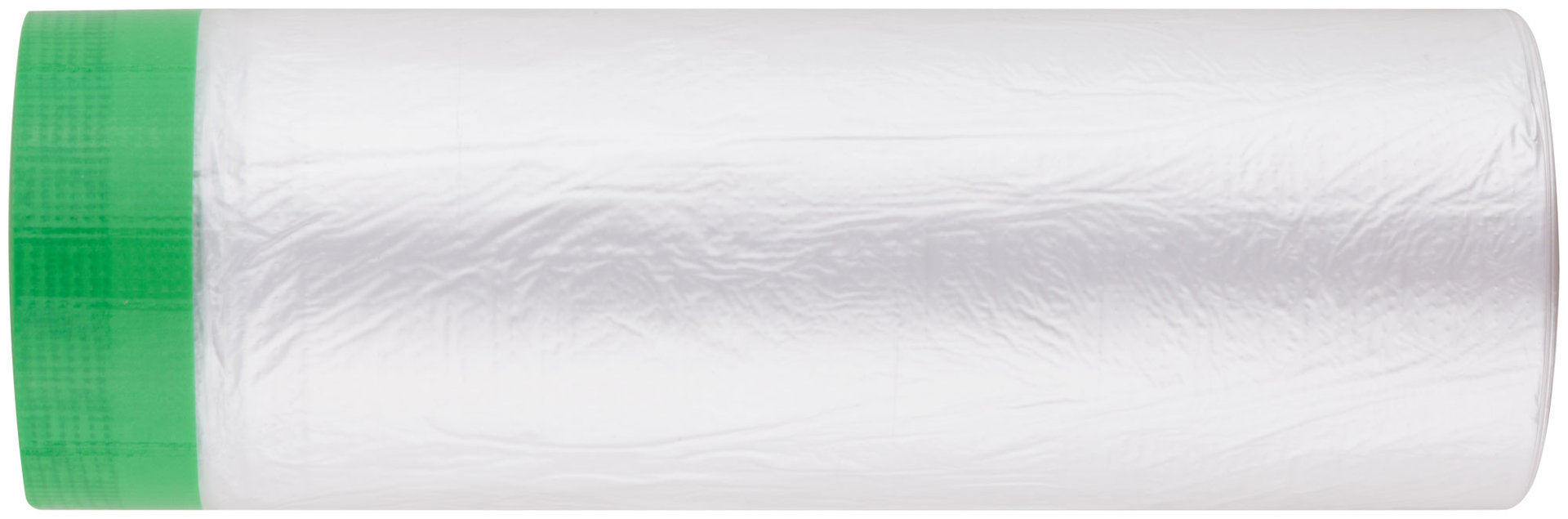 Укрывная пленка с ПЭ-лентой, статически заряжена, 7 мкр., 270 см х 17 м, Clever Cover, 30-7128