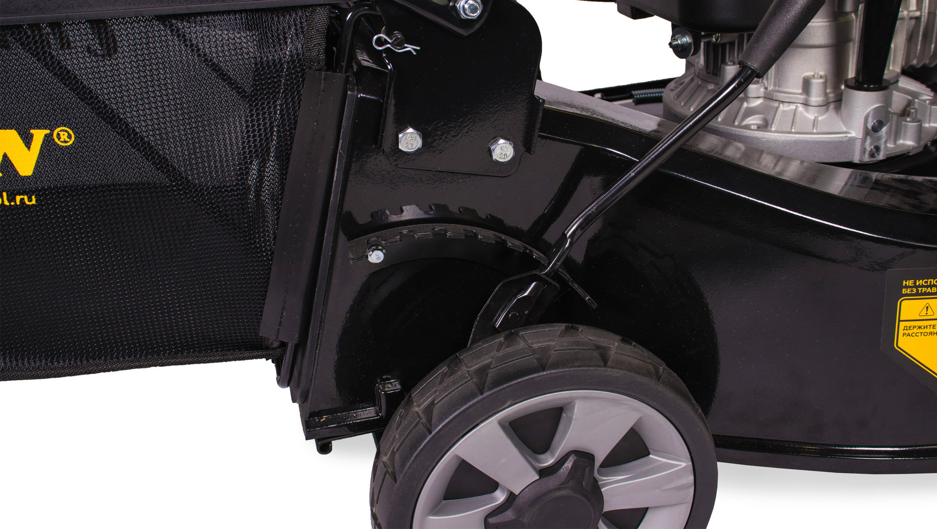 Газонокосилка CHAMPION LM5645 (PRO 4,4кВт привод 560мм 75л 25-80мм 1рычаг/8, 38,2кг3в1) (LM5645)