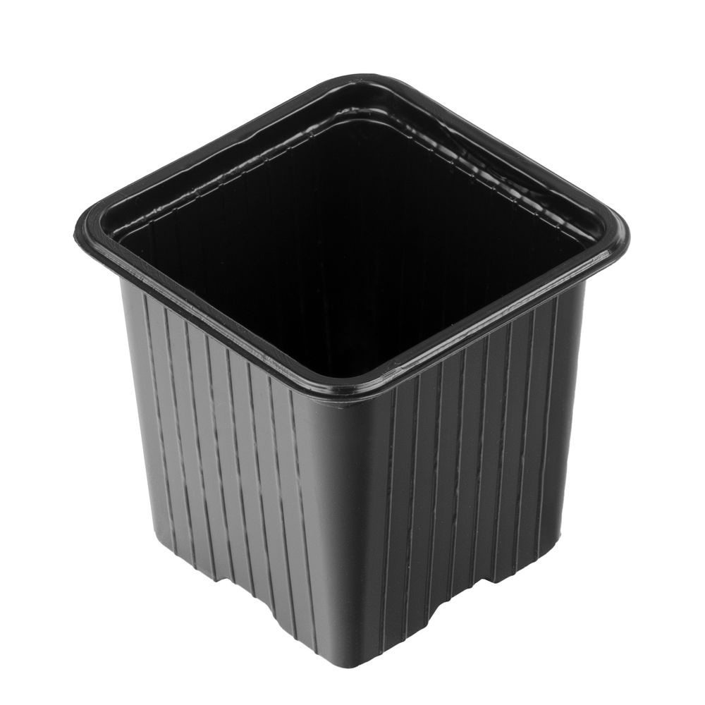 Горшочек для рассады, 70 х 70 х 65 мм, полистирол, 5 шт, (64344)