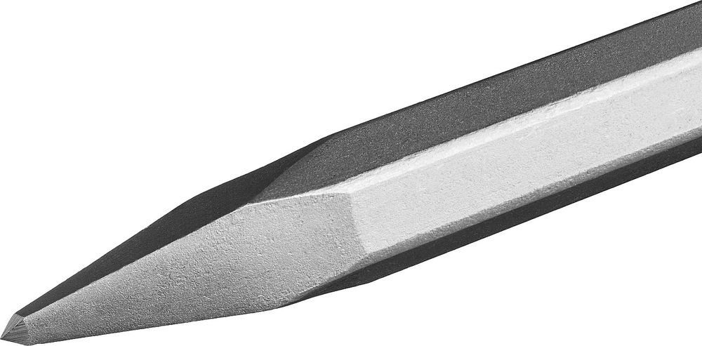 Пикообразное зубило ALLIGATOR, 400 мм, HEX 28 KRAFTOOL 29341-00-400