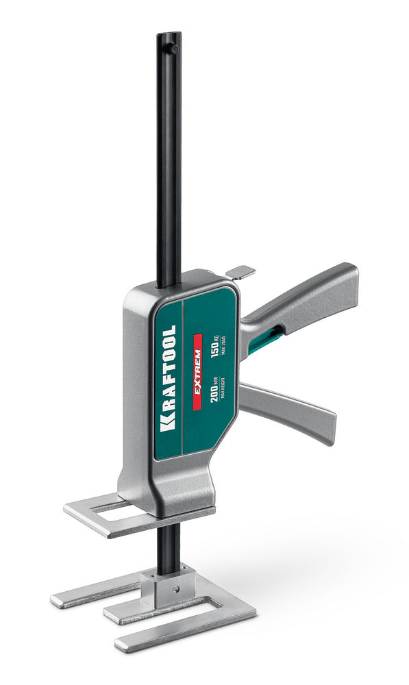 Подъемник универсальный 150 кг, 200 мм подъем, усиленный алюминиевый корпус, закаленная стальная рейка EXTREM KRAFTOOL 33263