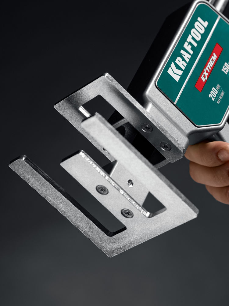 Подъемник универсальный 150 кг, 200 мм подъем, усиленный алюминиевый корпус, закаленная стальная рейка EXTREM KRAFTOOL 33263