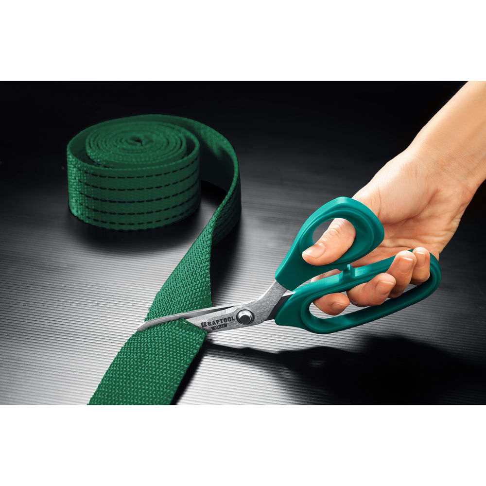 Технические ножницы по кевлару и стекловолокну KEVLAR, 205 мм KRAFTOOL 23207