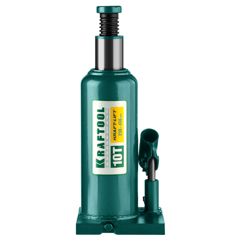 Домкрат бутылочный гидравлический 10 т, 230 - 460 мм KRAFT-LIFT KRAFTOOL 43462-10