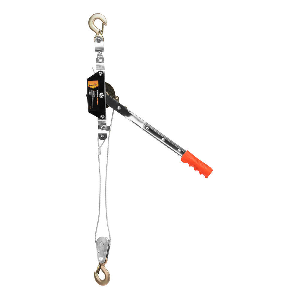 Лебедка рычажная, тяга 1.5 т, подъем 0.6 т, одинарное храповое колесо Sparta (522155)