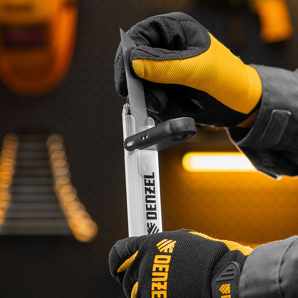 Лезвия, 25 мм, сталь SK5 - 0,7 мм, 5 штук Denzel (79316)