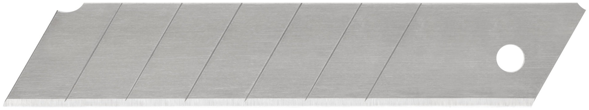 Лезвия для ножа технического 25 мм, 7 сегментов, сталь SK5 (10 шт.) (10424)