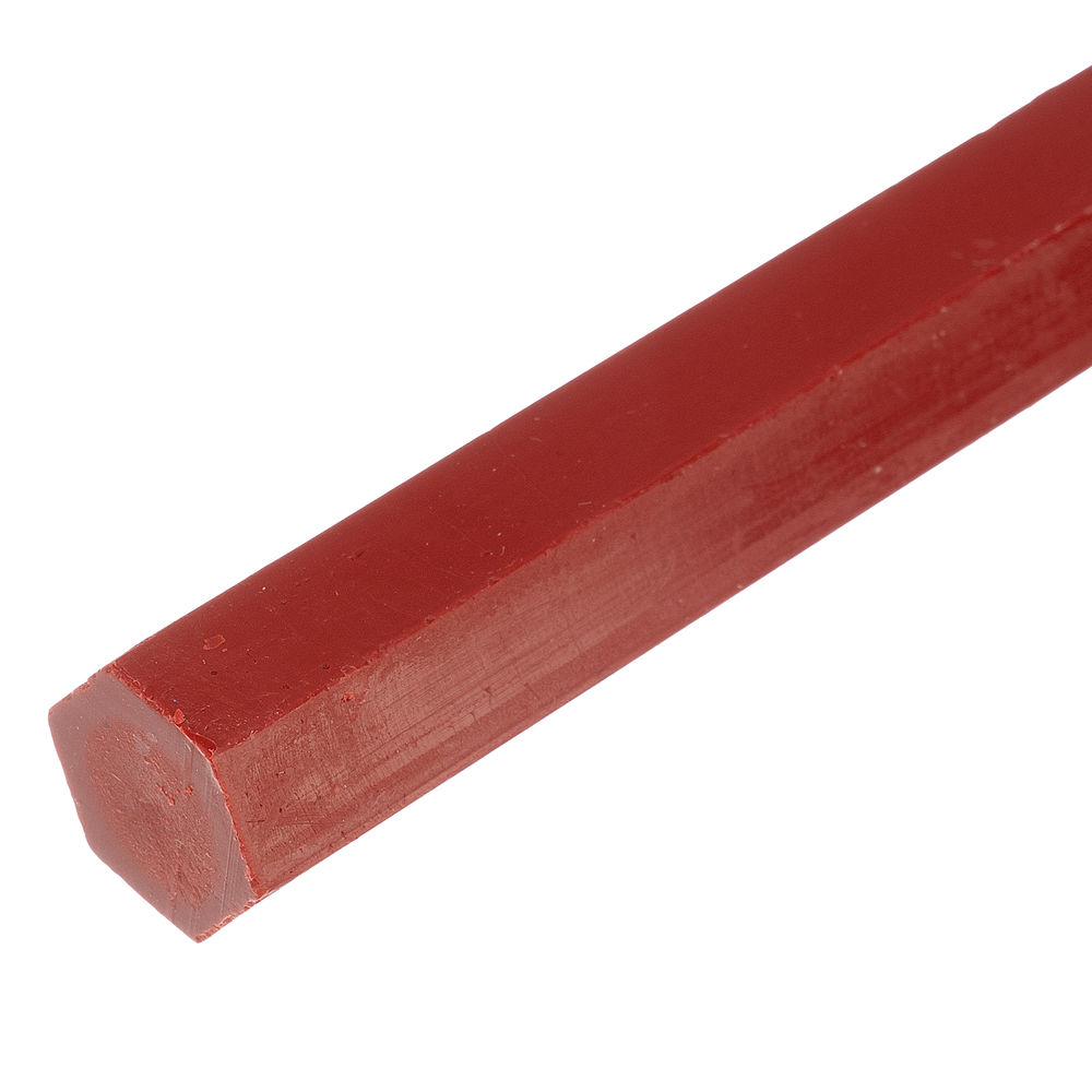 Мелки разметочные восковые красные, 120 мм, коробка 6 шт Matrix (84818)