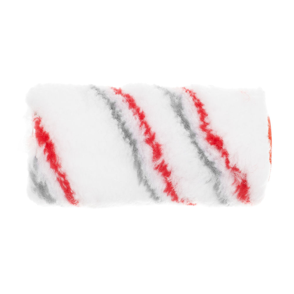 Миди-валик сменный для среднегладких поверхностей синтетический, 100 мм, ворс 12 мм, D 30 мм, D ручки 6 мм, полиамид MTX (80853)