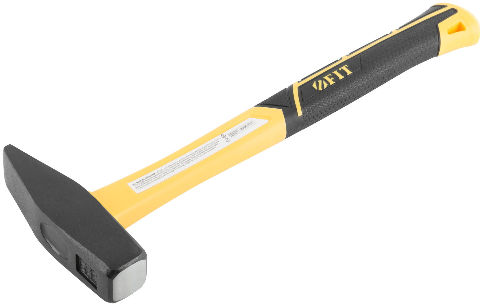 Молоток кованый, фиберглассовая усиленная ручка, Профи 800 гр. (44337)