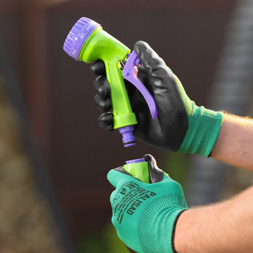 Набор поливочный, шланг 1/2, 15 м, 7 режимов пистолет, соединитель, адаптер Palisad (67424)