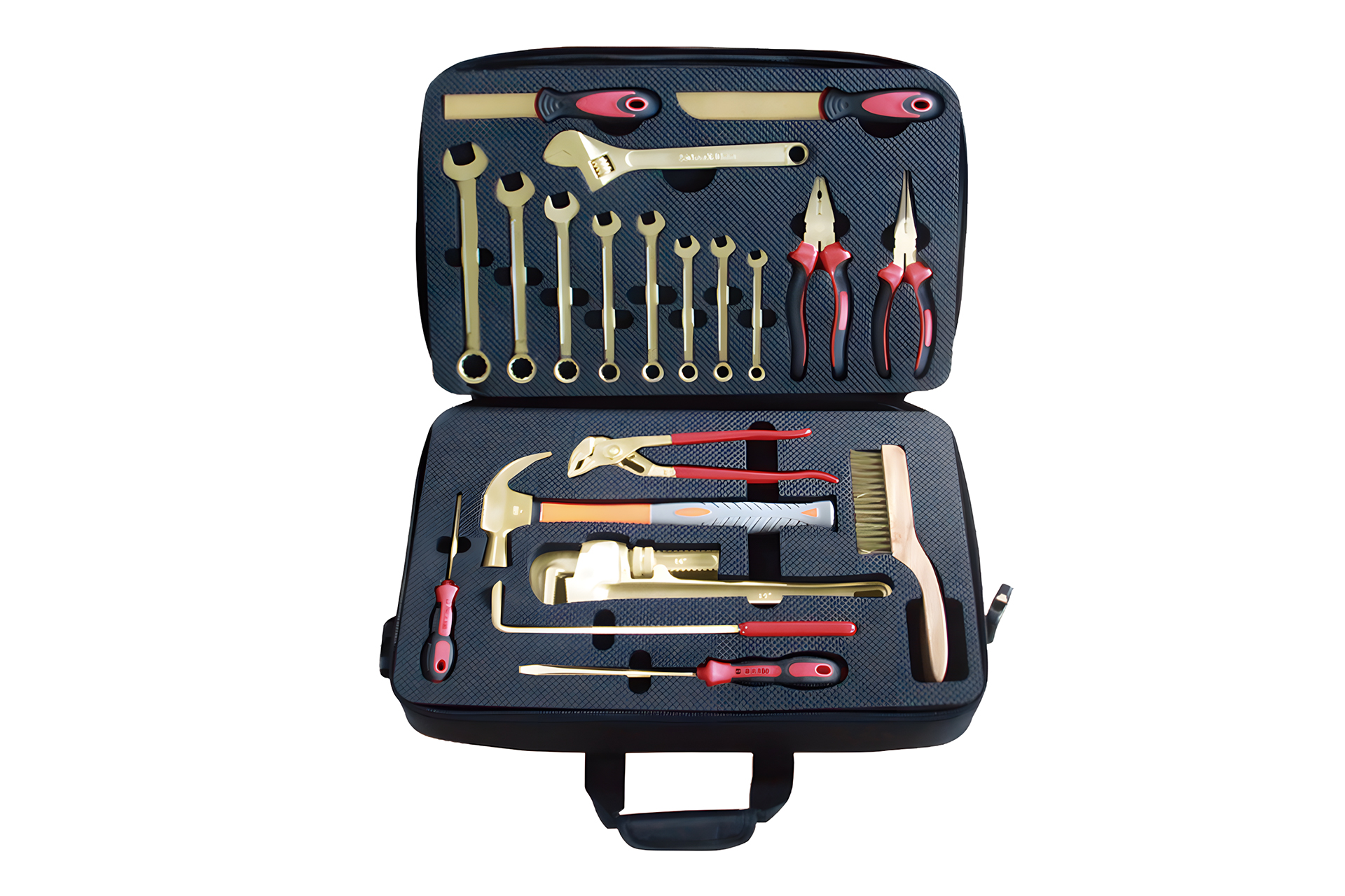 Набор взрывобезопасного инструмента (21 предметов) BeCu No.AA09-21, HORTZ