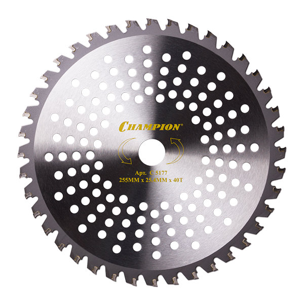 Нож с зубцами из твердого сплава Tiger 40/255/25,4 (SRM-330ES/SRM-350ES,4605,T433,T523,T437,T517) (C5177)