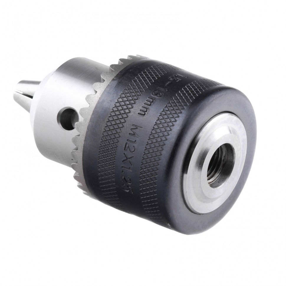 Патрон для дрели ключевой, 1.5-13 мм, М12 х 1.25, адаптер SDS Plus Сибртех (168257)