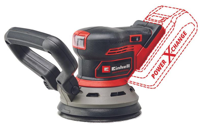 Шлифмашина эксцентриковая Einhell PXC TP-RS 18/32 Li BL, 18В,125мм,3.2мм,без АКК и ЗУ (4462020)
