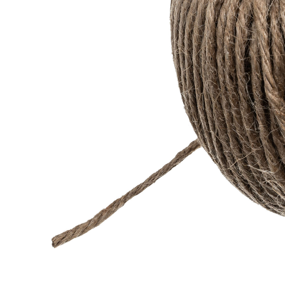 Шпагат джутовый, 2.5 мм, L 60 м, 5-ниточный , Сибртех (93882)