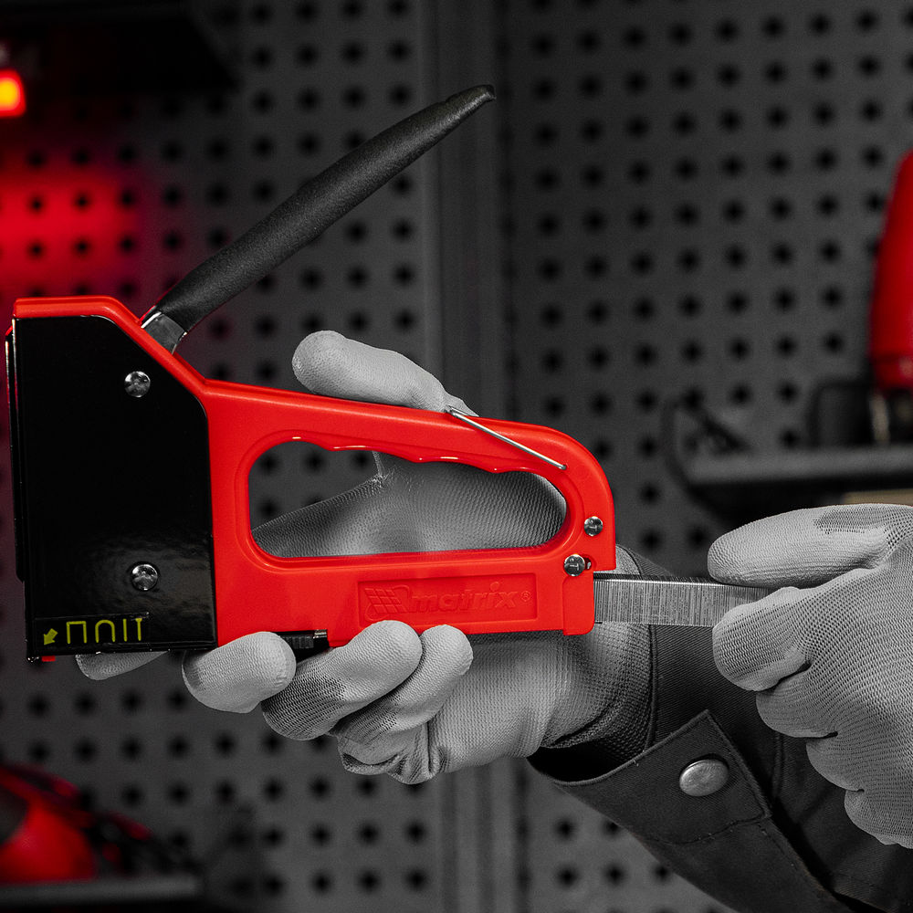 Скобы, 14 мм, для мебельного степлера, закаленные, тип 53, 1000 шт Matrix (41214)