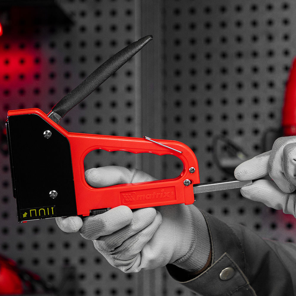 Скобы, 8 мм, для мебельного степлера, заостренные, тип 53, 1000 шт Matrix (41138)