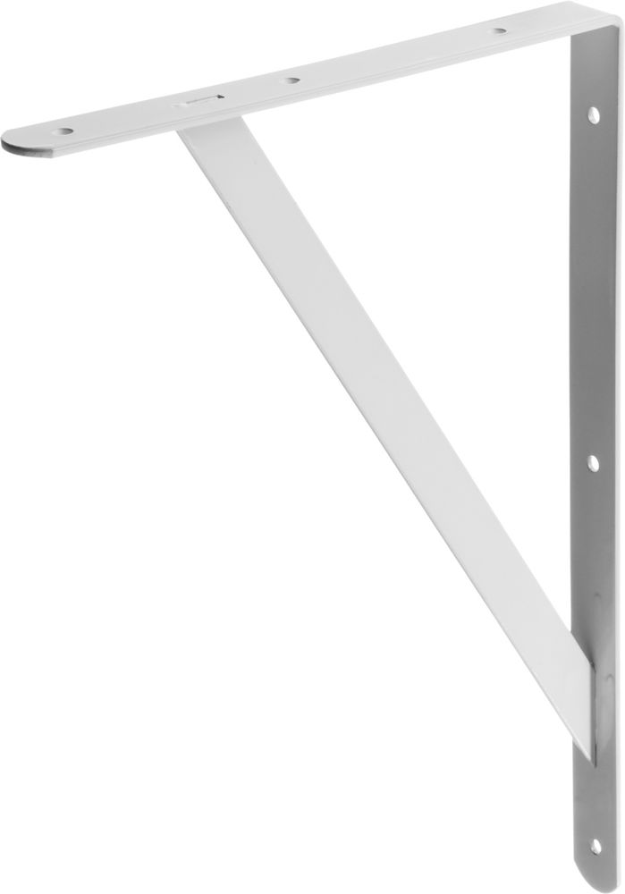 Уголок-кронштейн усиленный 400 х 280 х 30 х 4 мм белый STAYER 37423-1