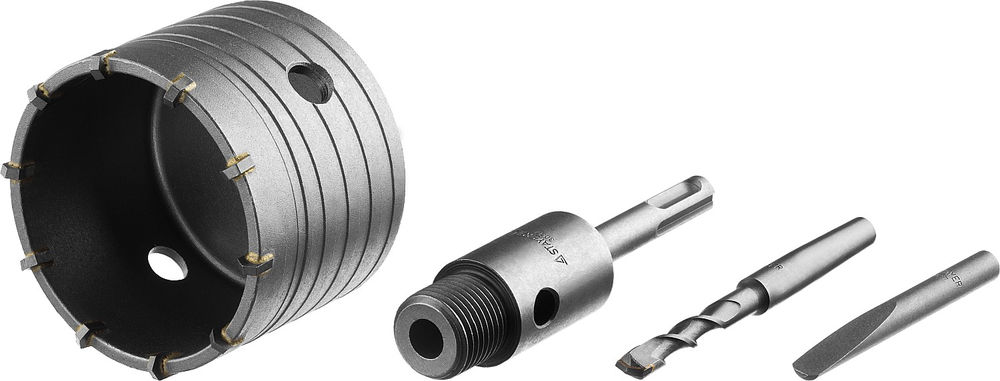 Коронка по бетону 80 мм, SDS - Plus, 10T, с оснасткой STAYER 29190-80_z01