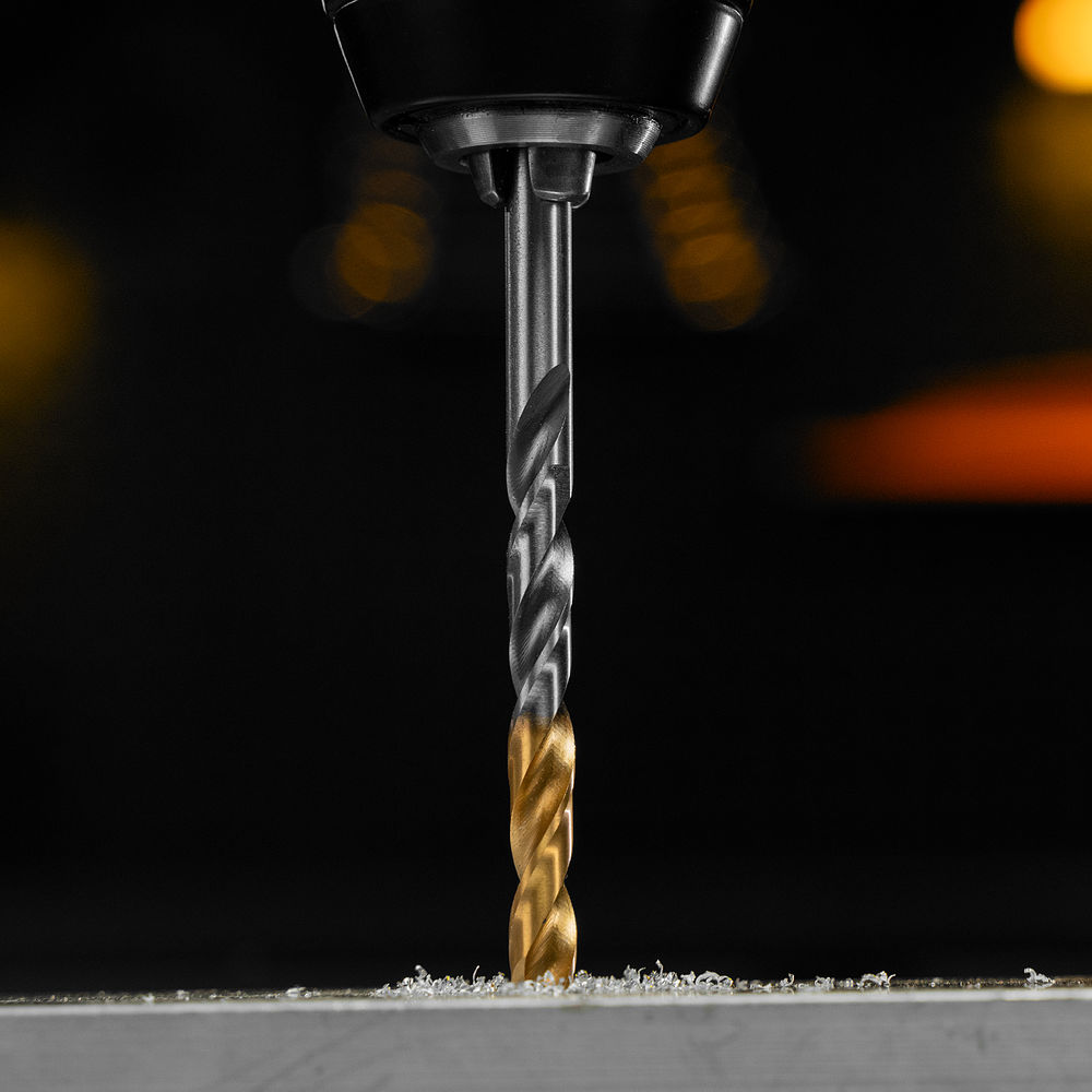 Сверло спиральное по металлу 6 x 93 мм, Р6М5, Golden Tip Denzel (718235)