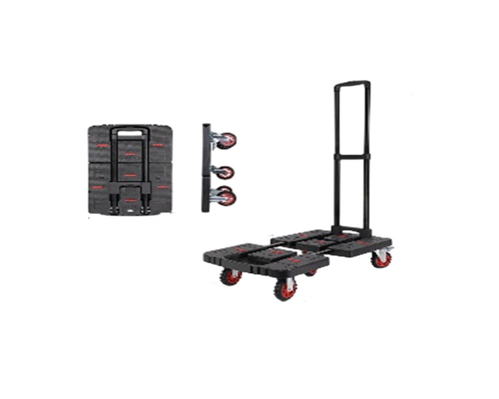 Тележка складная платформенная TOR PT-220 220 кг 400х585(705) мм колеса 100 мм х 5 шт (1050025)