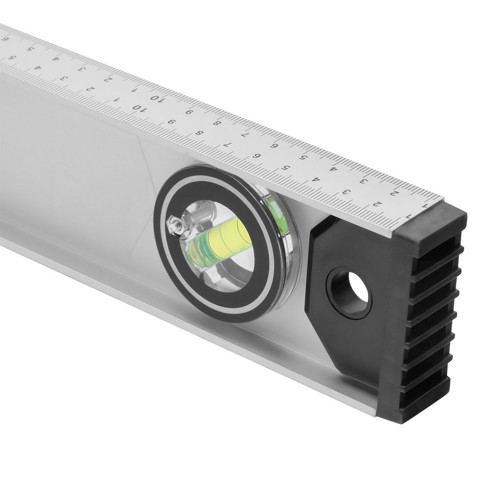 Уровень алюминиевый Рельс, 1800 мм, 3 глазка (1 поворотный) Matrix (34038)