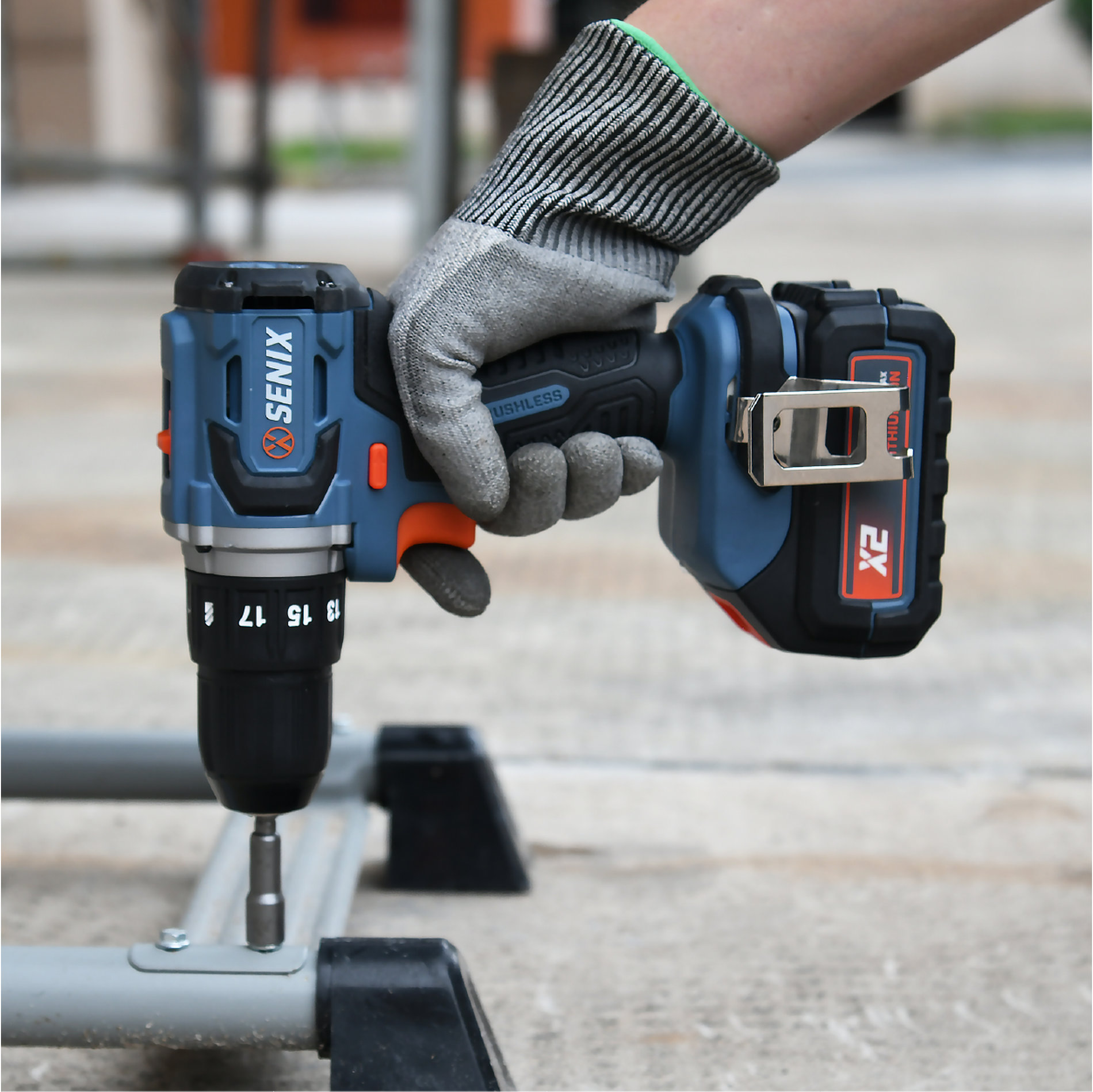 Дрель-шуруповерт, 60 Нм, 1х4Ач, ЗУ, кейс X2 20В